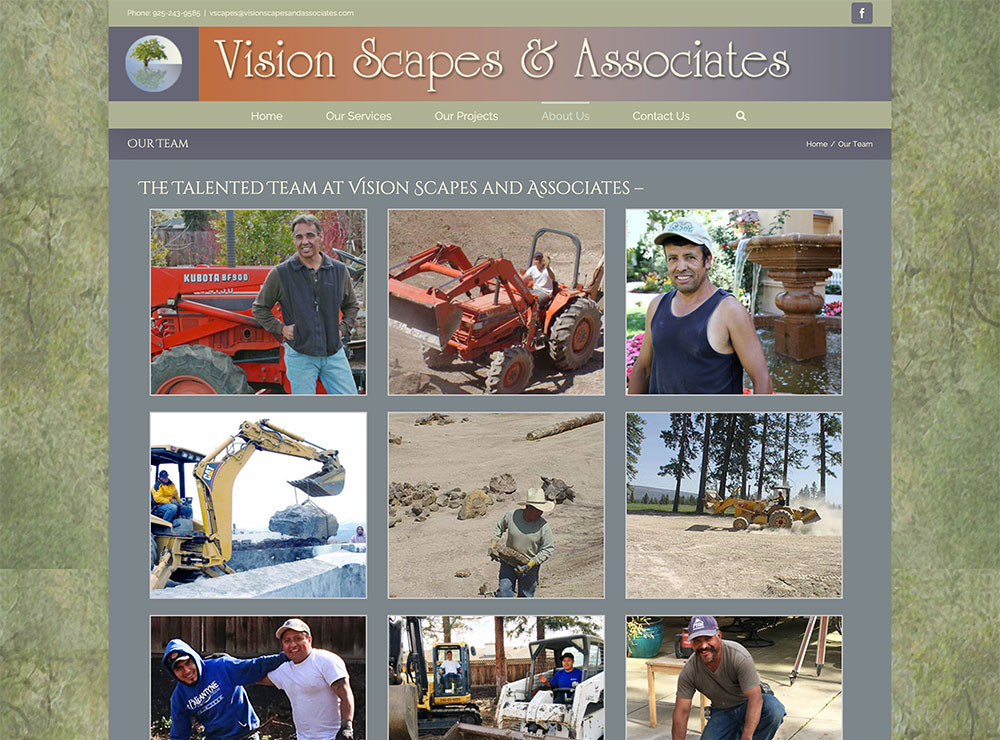 Vision Scapes web-home